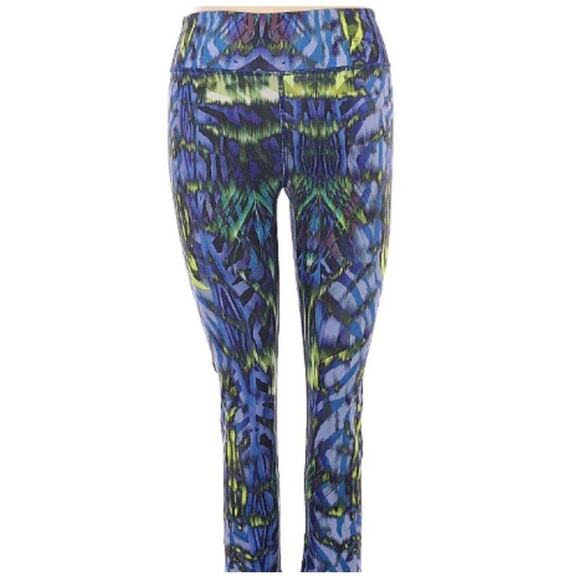 FABLETICS Women's Winn Powerhold Electric 7/8 leggings Blue Size XS - Picture 2 of 5